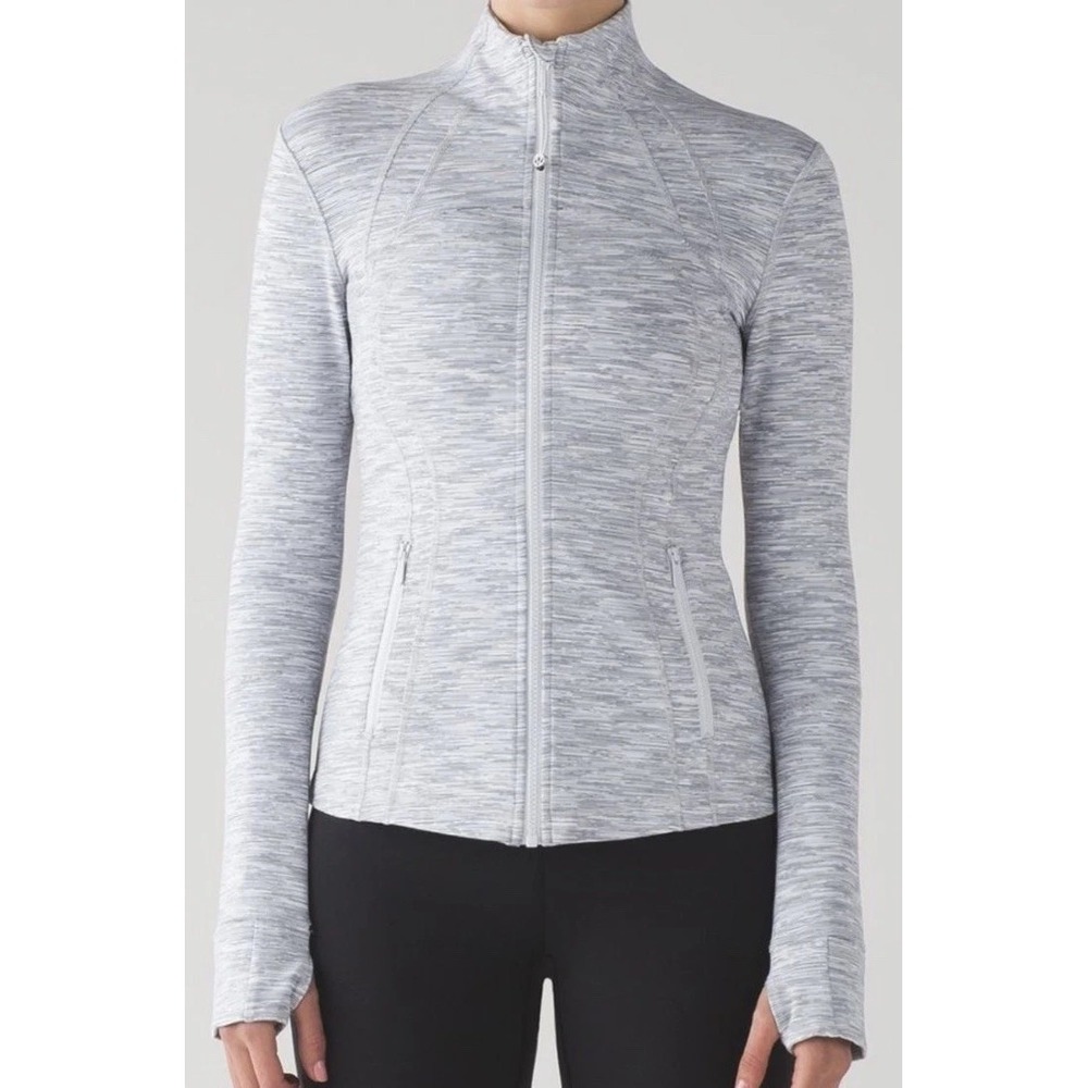 Lululemon Define Jacket We Are From Space Gray/White $118rt sz 4